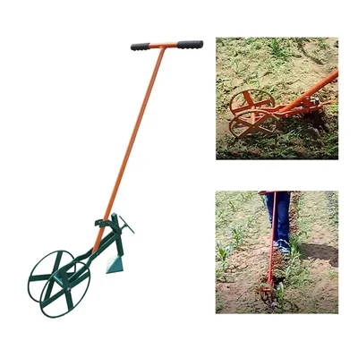 Heavy Duty Mild Steel Manual Operated Dry Land Weeder with Tyne